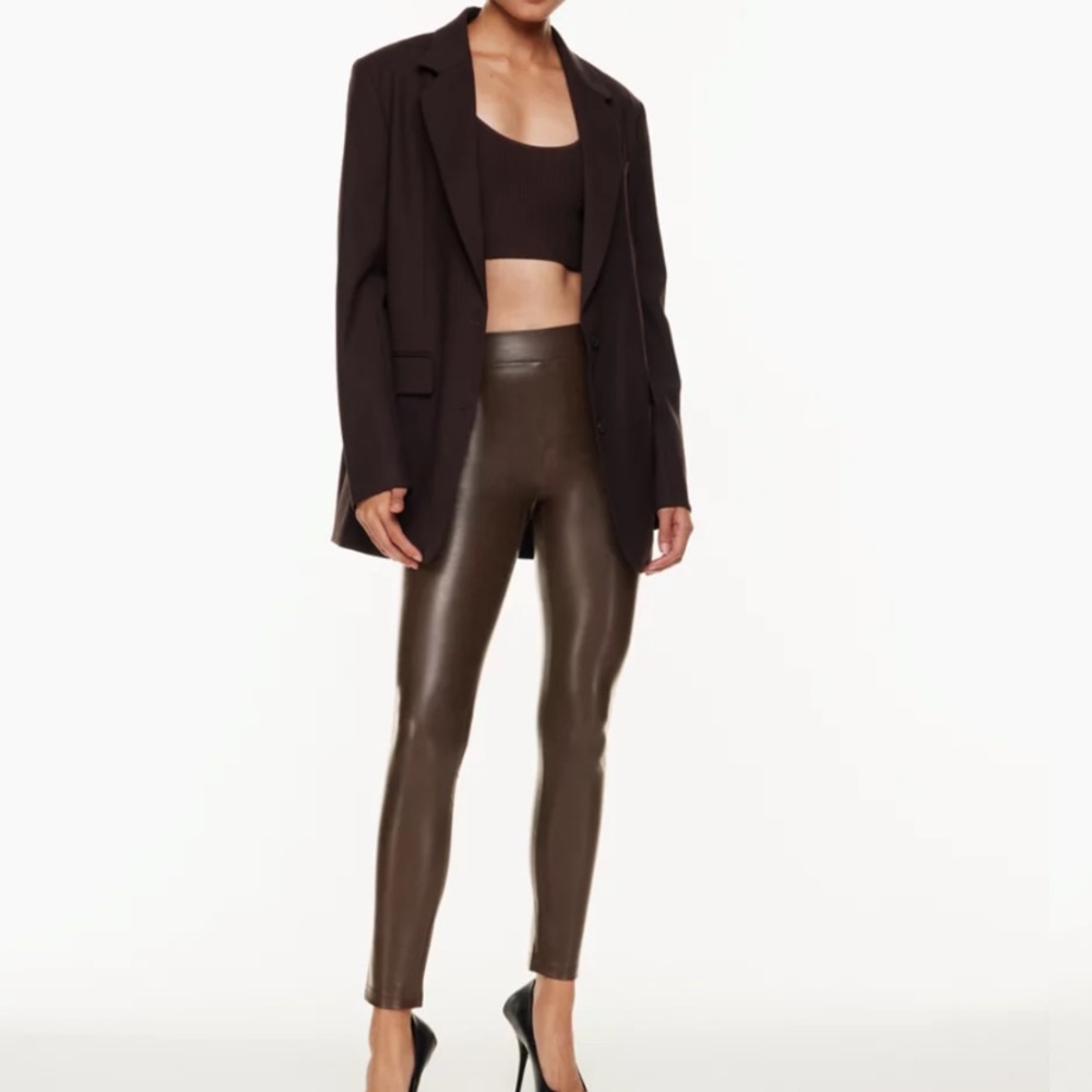 Babaton Aritzia Showcase Pant Size Small in Rich Mocha Brown
